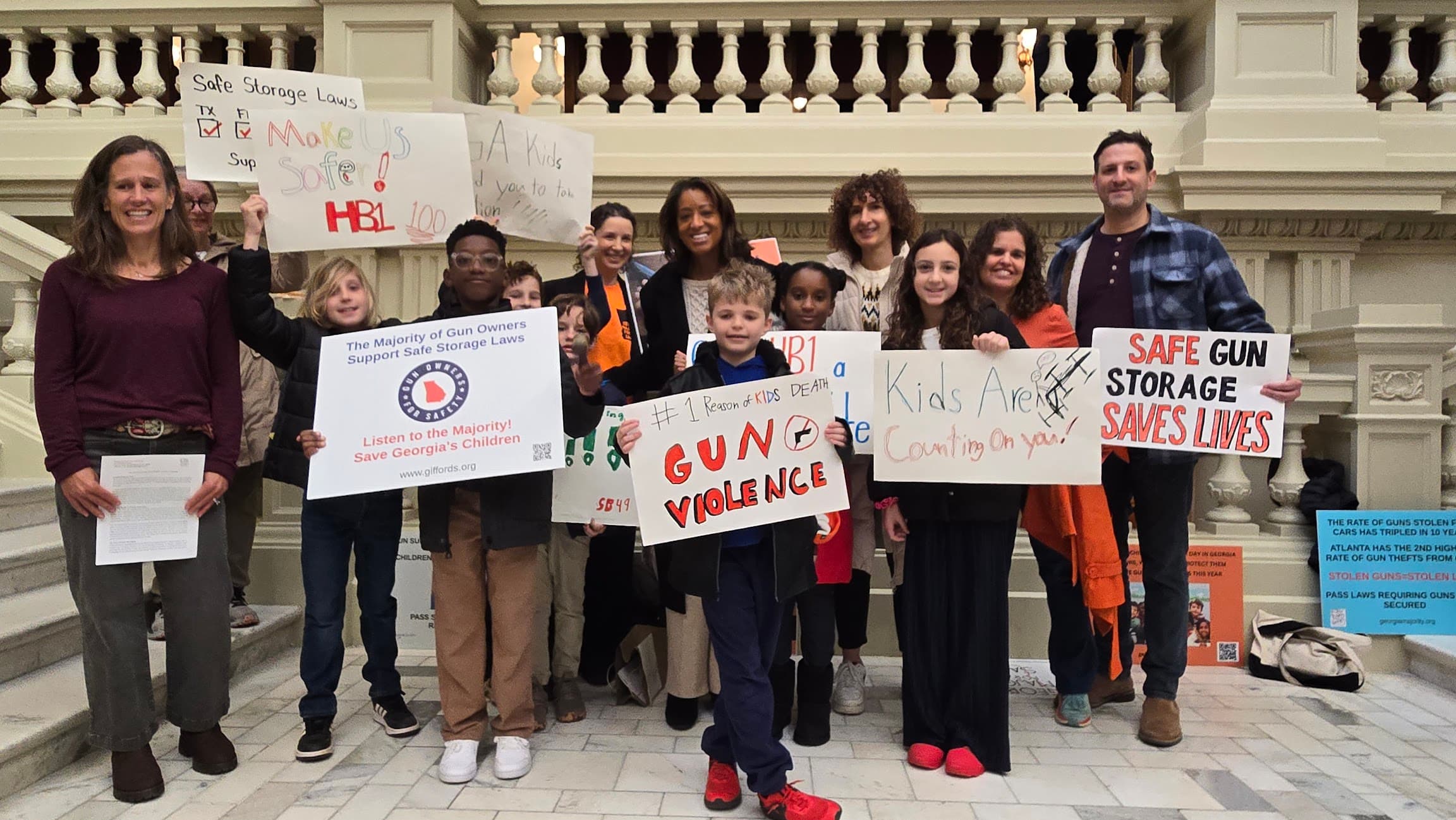 Community members working together